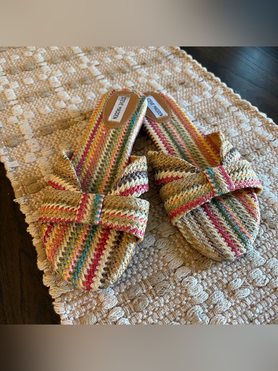 Steve Madden Shoes - Steve Madden Striped Braided Slide Sandals in Multicolor
Size 11